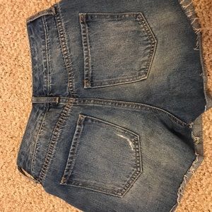 jean shorts. size 0